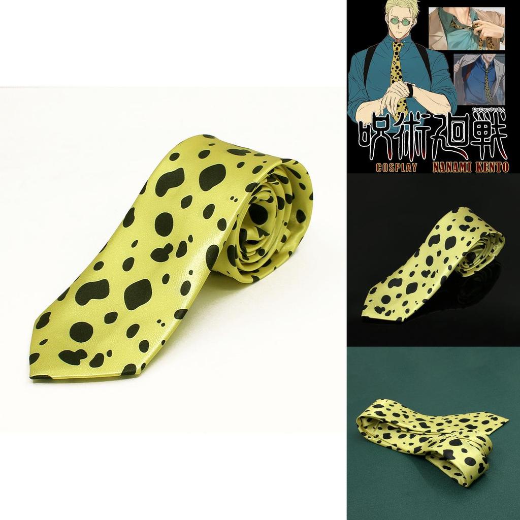 Stylová kravata Nanami Cosplay pro milovníky Jujutsu Kaisen Odolná Oděruvzdorná