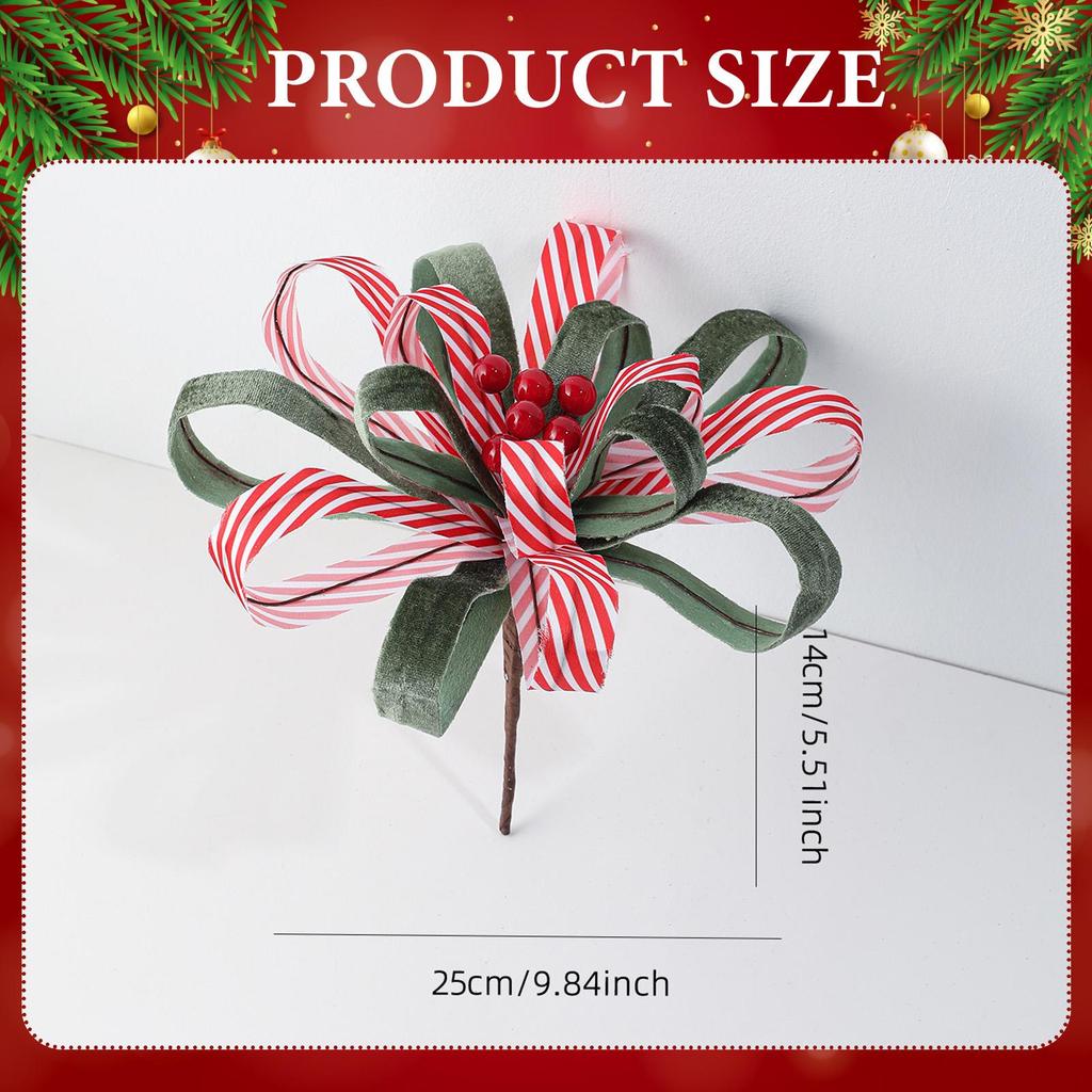 Artificial Flower Fabric Garland Christmas Decoration Red Floral Wreath Door Decor for Holiday Party Indoor Outdoor Use