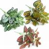 13 Inch Artificial Taro Leaves Faux Greenery Plant for Home Decor Plant Wall Shop Display Floral Arrangement Prop