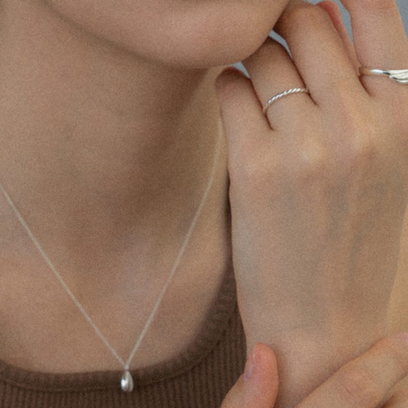 NORMALLEE [Silver 925] Basic Line Ring-1
