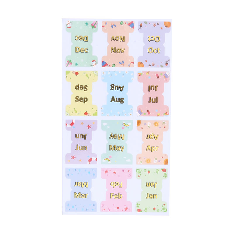 10PCS Colorful Index Label Sticker Bookmark Stickers Easy Read Book Tabs Large Print Laminated Bible Tab For Study Reading