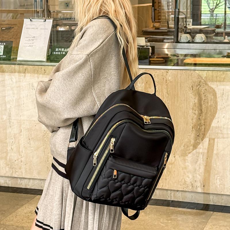 Vintage Women's Backpack Embroidered Lightweight Commuter Backpack