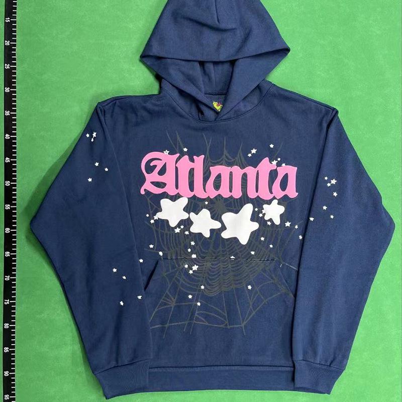 Sp5der Hoodie: Spinnennetz-Design, Unisex Trendiges Hip-Hop-Set Inspiriert von Young Thug