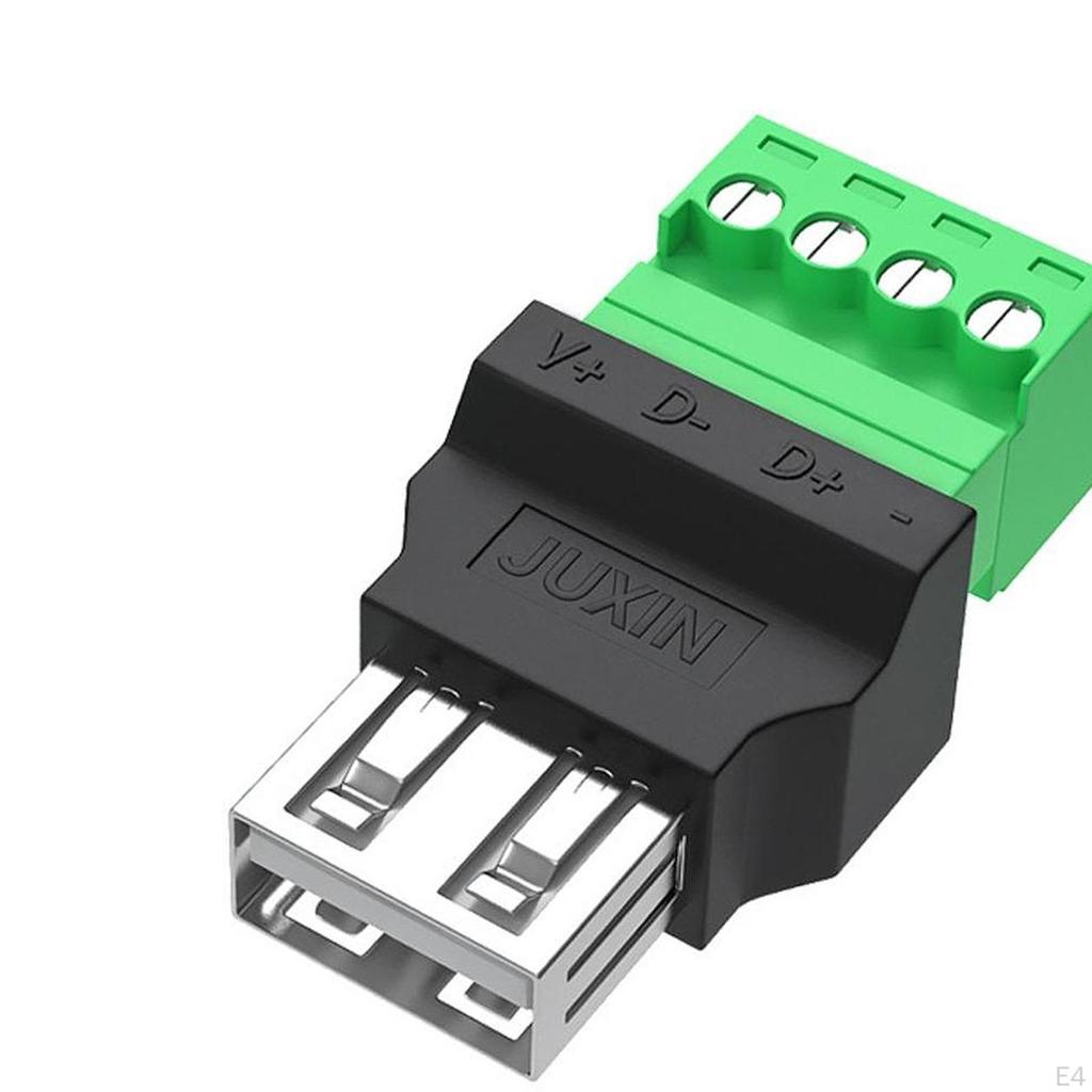 4 Pin USB 2.0 Connector, Easy To Use, Repair, Replacement, Plug, Avoid Welding for U Disk,