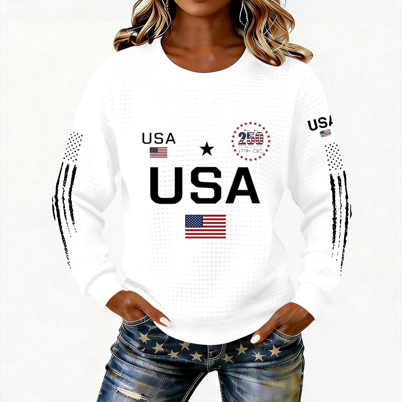 

Women s Fashionable Lightweight Long-Sleeved Pullover Sweatshirt With Printed Round Neck XL білий