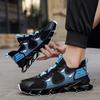 Fashion Mesh Sports Running Shoes Men's Casual Shoes Breathable Fly-woven Sports Shoes Blade Trendy Shoes Men