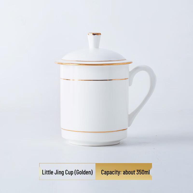 Ceramic Office Tea Cup with Lid