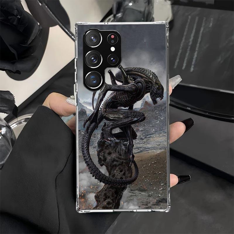 Alien Vs Predator Painted Phone Case for Samsung Galaxy S25 S24 S23 Ultra S22 S21 S20 FE S10 Plus S25Edge Soft Print Cover Coque