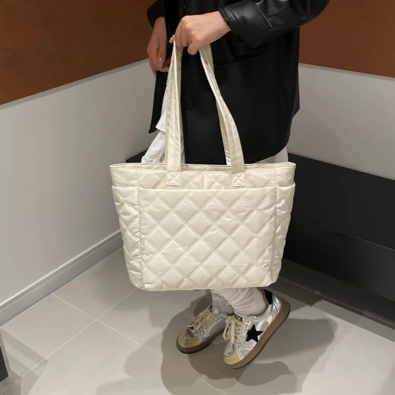 Large Capacity Cross-Border Tote Bag - Fashionable, Multifunctional, Versatile, and Casual Single Shoulder Bag