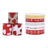 Day Assorted Heart Printed Ribbons for DIY Holiday Wedding