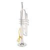 Miniature Trumpet 14cm 5.5in Silver Copper Exquisite Lifelike Mini Trumpet Decoration