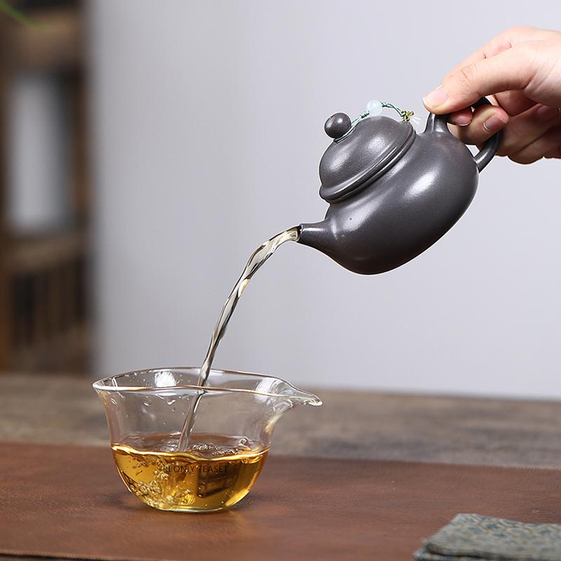 170ml Chinese Yixing Purple Clay Teapots Famous Handmade Tea Pot Beauty Tea Infuser Kettle Raw Ore Zisha Tea Set Customized