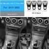 Carbon Fiber For Mercedes Benz C-Class W205 Car Film Interior Sticker Center Console Gear Dashboard Air Door Handle Lift Panel