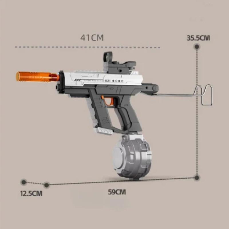 Electric water gun UZI hand self integrated dual mode scorpion automatic water gun with light children's water gun toy