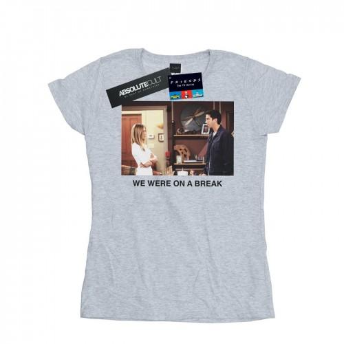 

Friends Womens/Ladies We Were On A Break Photo Cotton T-Shirt білий
