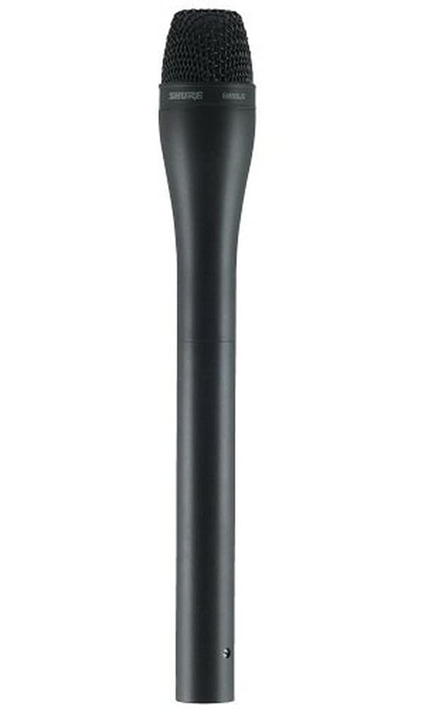 

[] SHURE Lightweight and elegant body. Standard interview microphone. Black model. SM63LB