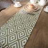 Nordic Simple Geometric Table Flag Fringe Living Room Dining Flag Long Strip Polyester Cotton Jacquard Decorative Tablecloth