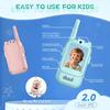 Video Walkie Talkies Toys Rechargeable Play House Toys for Kids Adjustable Lanyard Two-Way Video Call Device for Role Play & Parent-Child Interaction