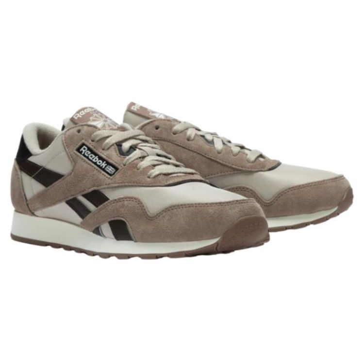 Reebok Classic Nylon Modern Beige Dark Brown Men Sneakers Vintage-Chalk 100069795
