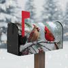 Winter Large Mailbox Cover Oversized Christmas Letter Box Cases Anti-Scratch Decorative Post Box Cover Wraps for Garden Ornament