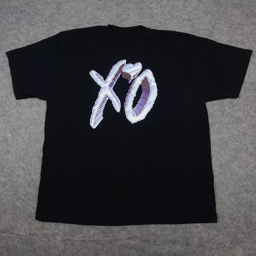 XO Black The Weeknd Унисекс Футболка Размер S-5XL Унисекс Футболка XXL
