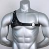 Fashion PU Shirt Sleeve Holder Adjustable Armlet Bracelets for Nightclub Male