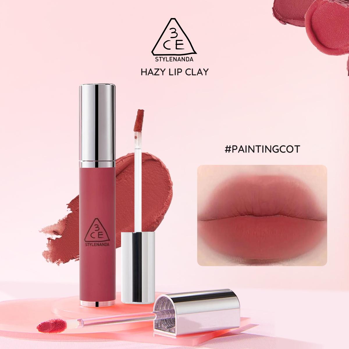 3CE HAZY LIP, Бархатная размытая помада 4 г / 0,141 унции (10 вариантов цвета) 4g/0.141oz