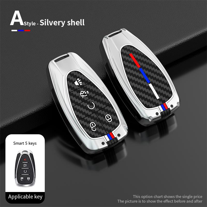 Car Key Case Cover Shell Holder for Chevrolet Onix Equino Orlando Cruze Spark Sonic Camaro Volt Bolt Trax Malibu Blazer Traverse