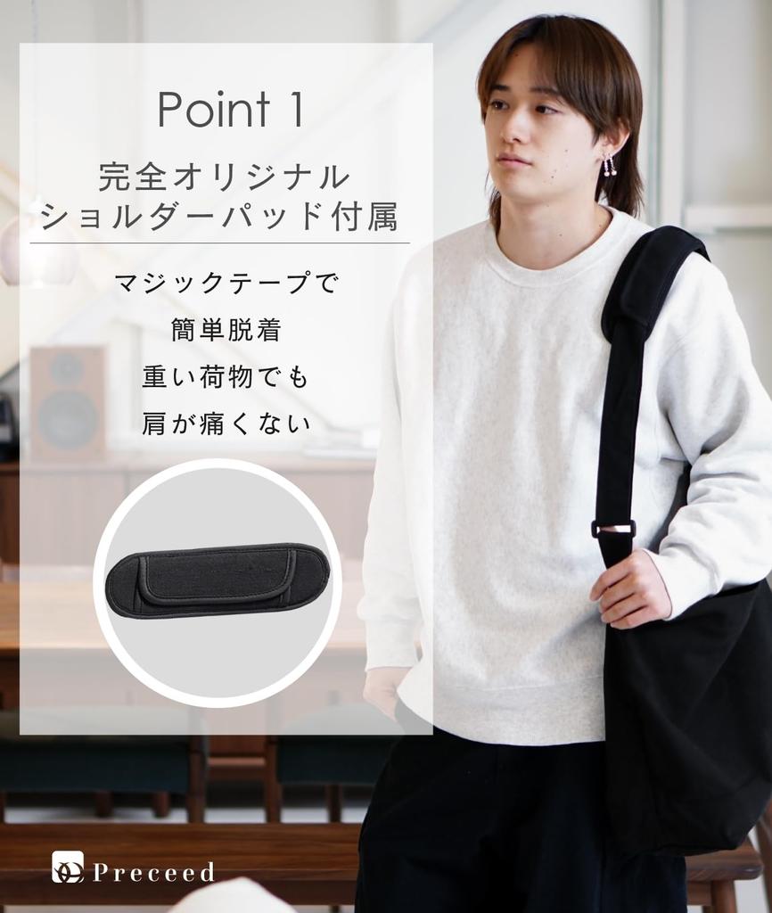 Tote Bag Canvas Shoulder Bag [Preceed] Men's