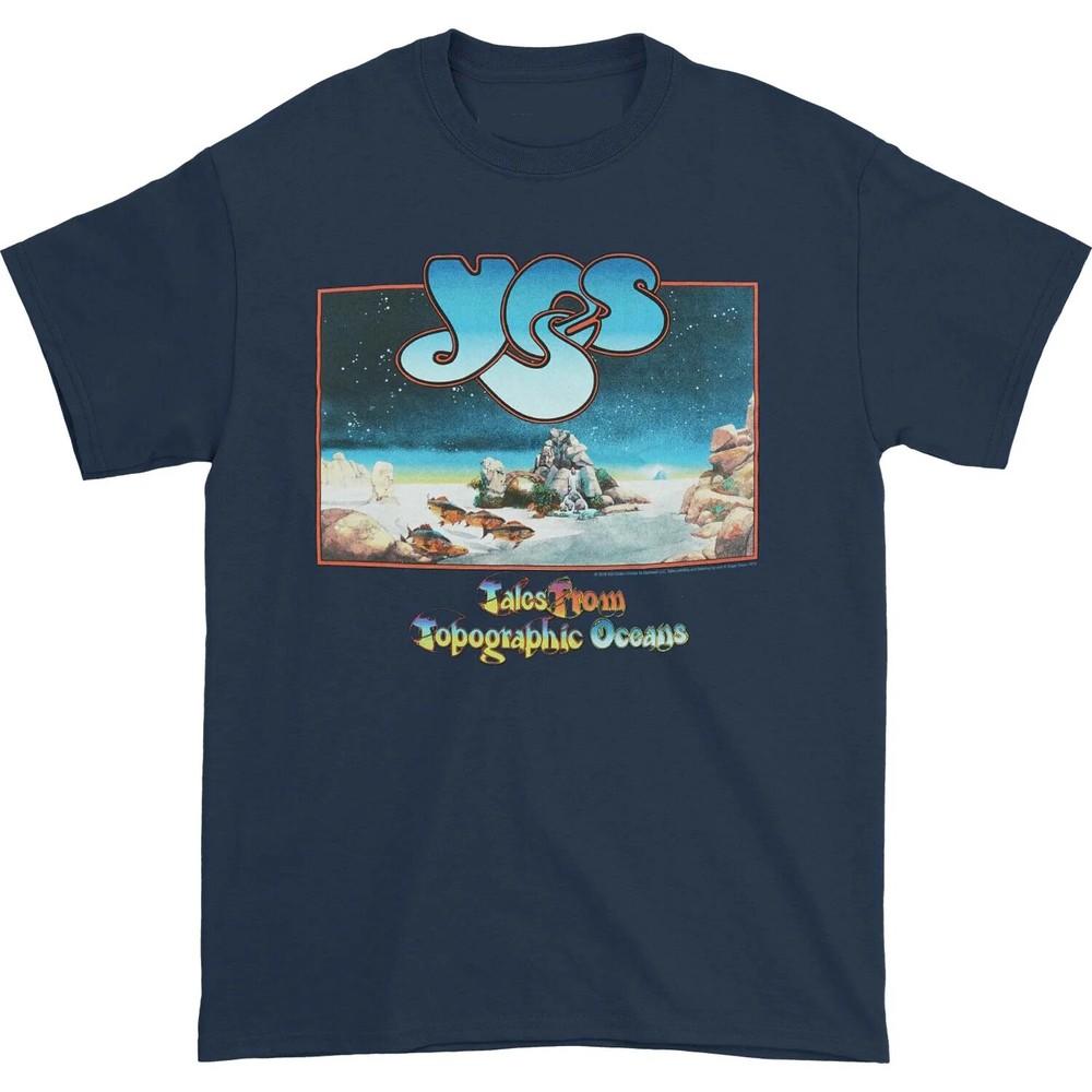 YES Band T-shirt - Album Tales from Topographic Oceans New - Band Tees Unisex T-Shirt XXL