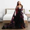 Bayonettas  And Cereza  Knitted Blanket  Flannel Throw Blanket Airplane Travel Decoration Soft Warm Bedsprea,