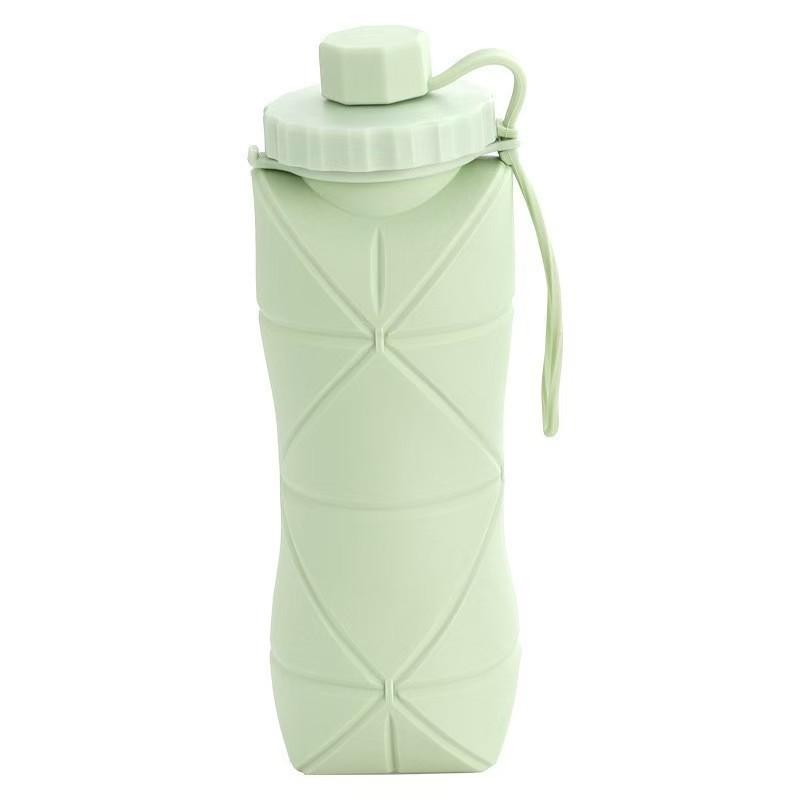 600ml Kreativer Dehnbarer Silikon Faltbarer Wasserbecher Multifunktional Hitzebeständig Tragbar Reise Outdoor Sport Wasserkocher