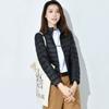 Women Coat Autumn Winter White Duck Down Jacket Solid Colors Warm Slim Zipper Fashion Light Down Coat