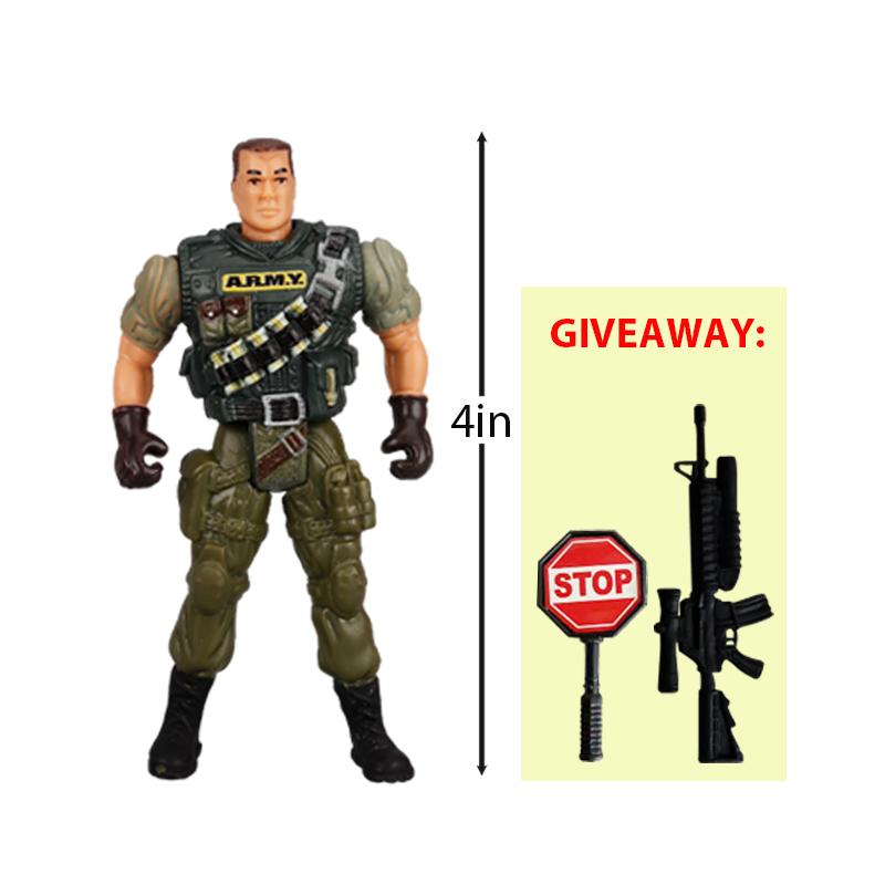 10cm Warrior Elite Force Army Police Military Snow Navy Soldier Action Figure Toy Terrorist SWAT Team Figuras for Children Gift