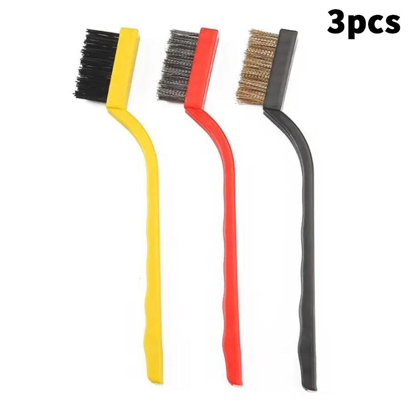 

Kitchen Stove Cleaning Brush, Gas Stove Cleaning Scraper, Wire Brush For Cleaning Grease In No Dead Corners Or Crevices 3pcs