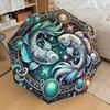 1pc Zodiac Pisces Pattern Umbrella Design Automatic Opening and Closing Umbrella, High-quality Travel Umbrella, Lightweight and Portable, -85