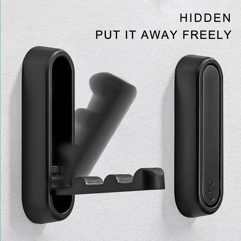 Multifunktionella Fällbara Väggkrokar Badrumsväggkrok Utrymmesbesparande Krok Enkel Typ för Badrum & Sovrum Förvaringslösning