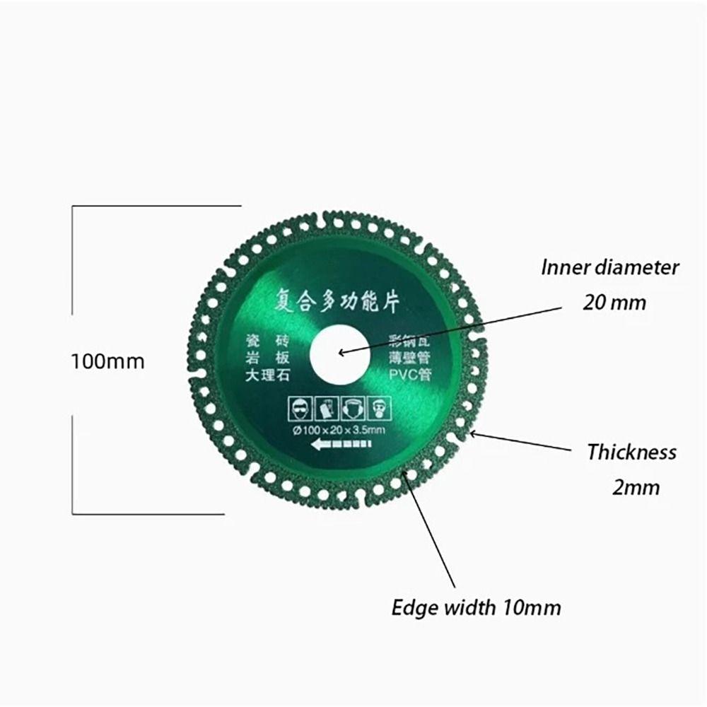 New Multifunctional Diamond Saw Blade High Hardness 100mm Cut Off Wheels Cutting Disc Cement