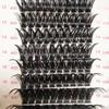 European & American Best-Selling Mixed False Eyelash Book: Large Capacity, Cluster & Segmented Self-Adhesive Lashes