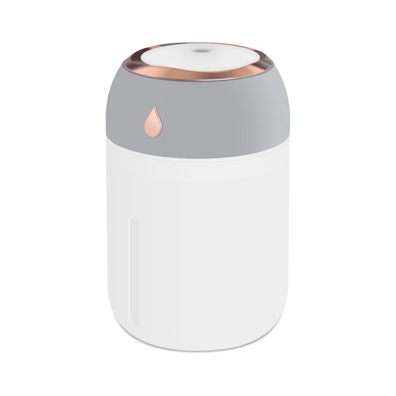 

Air Humidifier Cool Mist Aroma Diffuser LED Night Light USB Humidificador For Home Office Essential Oil Diffuser Humidifier сірий колір
