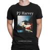 Camisetas para Hombre Cartel PJ Harvey Divertidas Camiseta de Algodón Puro Manga Corta Camisetas PJ Harvey Cuello Redondo Tops Verano