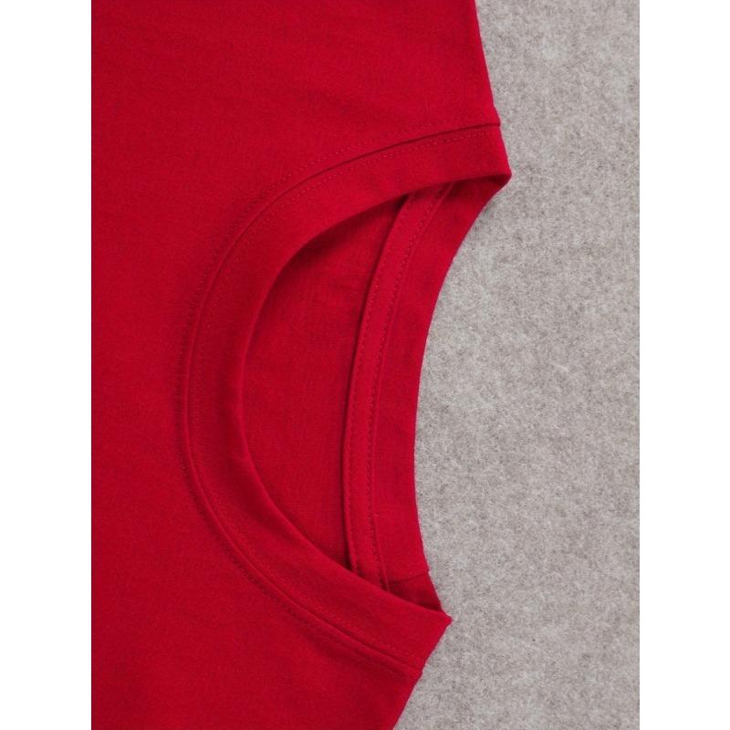 European sizes Summer Short-Sleeve Print T-Shirt for Girls, Casual Round-Neck Top for Summer And Spring