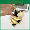 And Cuddly Soft Black Plush Bee Dog Doll Keychain For Fun Accessories Fashion