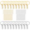 220pcs Silver Split Keychain Rings Gold Keychain Rings Kit Keychain Findings  Craft Decoration