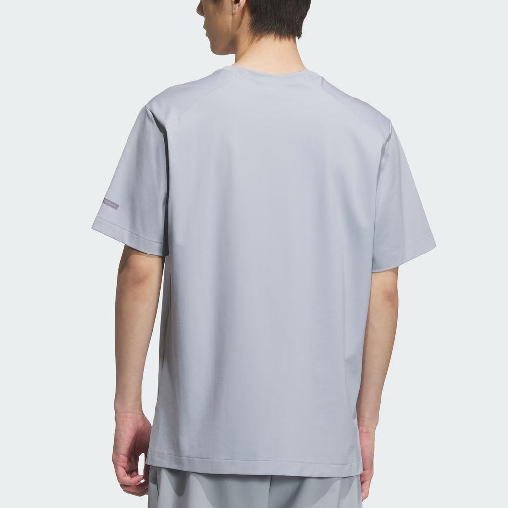 adidas Sportswear Simple Comfortable Crew Neck Short Sleeve T-Shirt Men Tops Silver Gray JL6049
