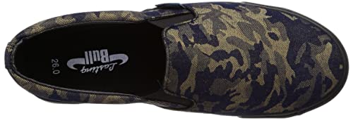 Fukuyama Rubber Work Shoes, Lasting Bull, Brown Camo, Size 25.0 Cm, 2E