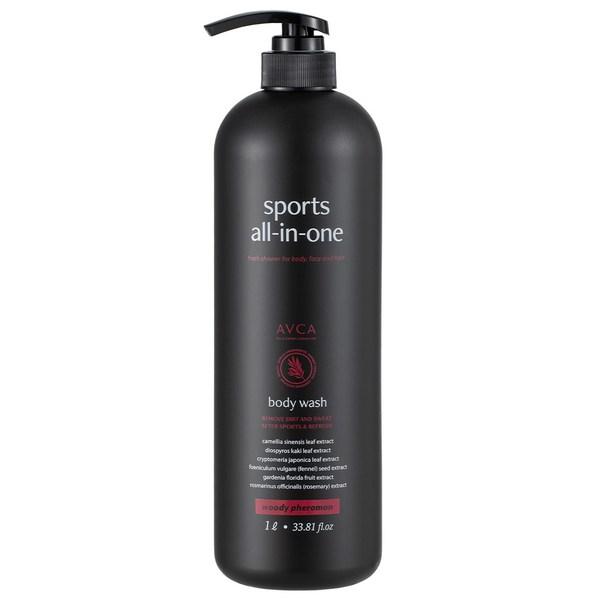 

Парфюмированный гель для тела Avca Sports All-in-One Udifero Monhyang, 1, 1000мл корейская косметика