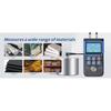 Ultrasonic Thickness Gauge 0.8-500mm 0.01mm Resolution Handheld for Metal/Steel with Sound Velocity Measurement Data Storage