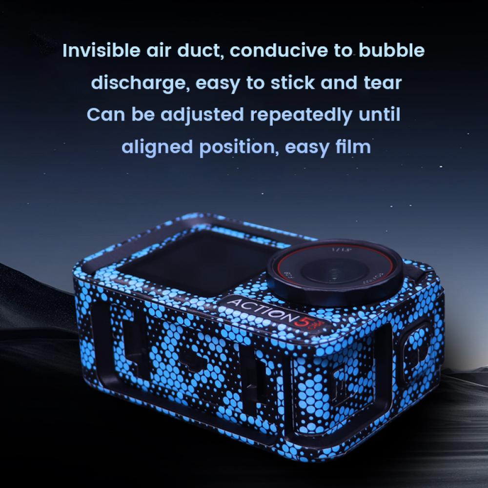 Body Frame Protective Film For Action 5 Pro Dustproof Decals Decoration Film For DJI Osmo Action 5 Pro Sports Camera Accessories