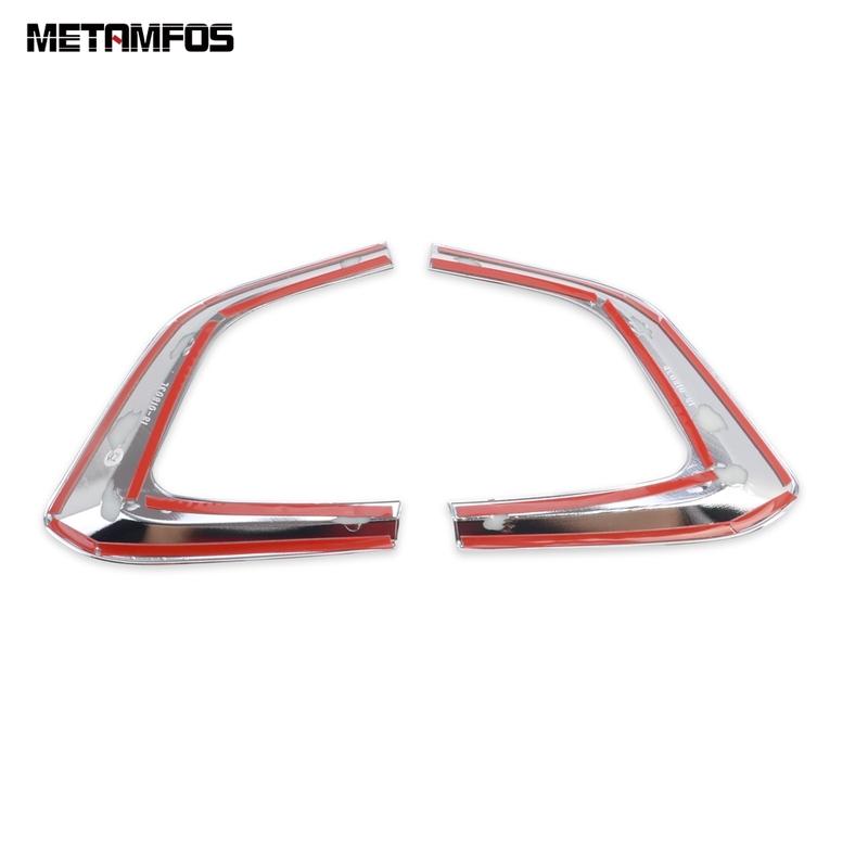 Front Fog Light Lamp Cover Trim For Hyundai Cantus Creta ix25 2018  Chrome Foglight Protector Bezel Accessories Car Styling